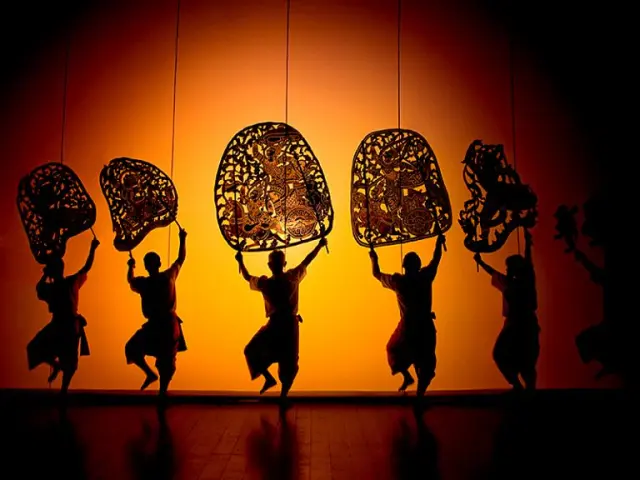Large-scale shadow play